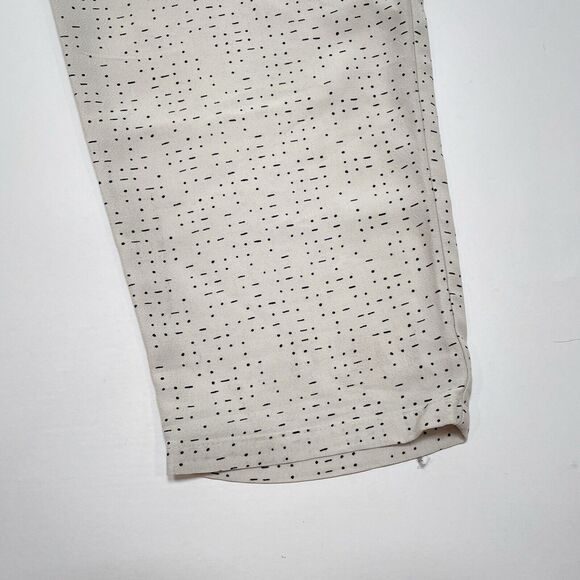 Eileen Fisher Pants Sz Medium White Tapered Elastic Waist Tencel Viscose Career - Picture 3 of 9